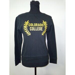 By Knights Apparel Black Gold Colorado College Sweatshirt Size Small